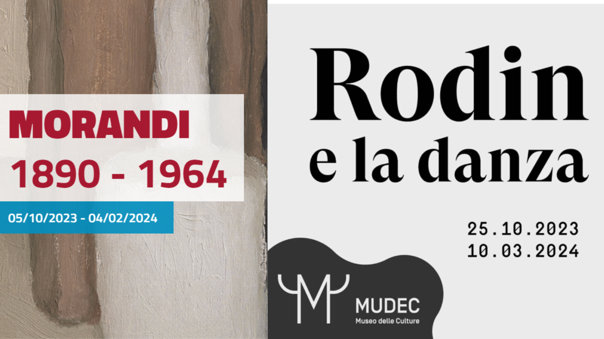 Scopri di più sull'articolo Mostre Anisa 2023: Morandi, Rodin